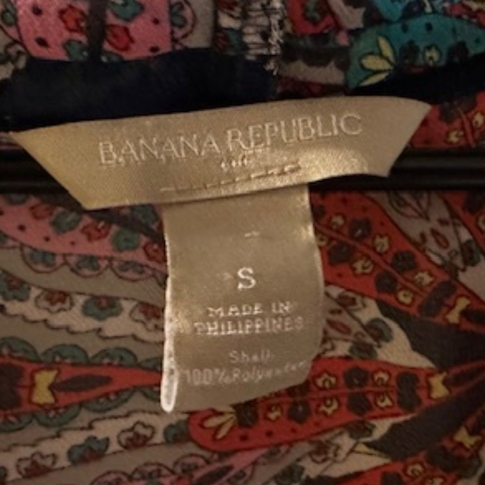 BANANA REPUBLIC Blouse Size S - Picture 3 of 3